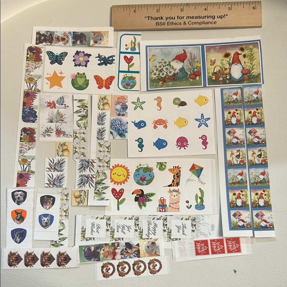 Colorful Sticker Collection